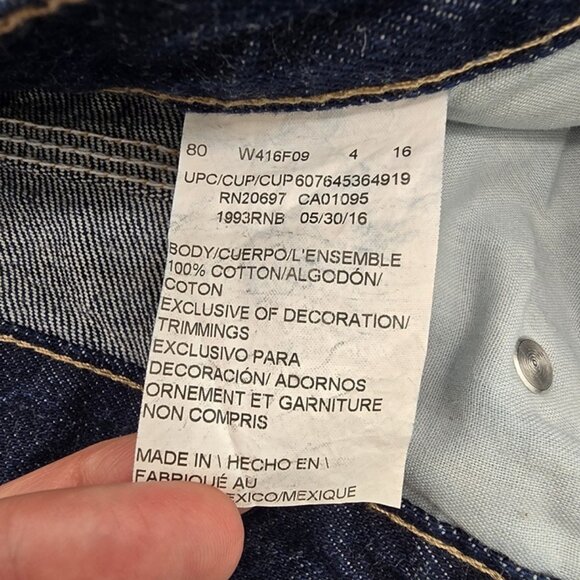 Dickies Men's Carpenter Jeans 44x29 Relaxed Fit Blue Denim Wash Pants NWOT - Picture 7 of 7